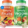 Simply Nature's Promise - Packed with Over 40 Different Fruits & Vegetables - Made with Whole Food Superfoods - with Aloe Vera – 100% Soy Free - 90 Count (Pack of 2)