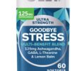 OLLY Ultra Strength Goodbye Stress Softgels, GABA, Ashwagandha, L-Theanine and Lemon Balm, Stress Relief Supplement - 60 Count  Health & Household