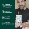 Multivitamin for Men - Complete Mens Multivitamins & Multiminerals with Vitamin A, C, D, E, B12, Zinc & More Essential Vitamins for Men - Mens Vitamins for Energy, Focus, and Mens Health. 60 Capsules - Image 2