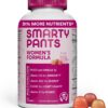 SmartyPants Women's Multivitamin Gummies Omega 3 Fish Oil (EPA/DHA), Methylfolate, CoQ10, Vitamin D3, C, Vitamin B12, B6, Vitamin A, K & Zinc, Gluten Free, 180 Count (30 Day Supply)