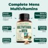 Multivitamin for Men - Complete Mens Multivitamins & Multiminerals with Vitamin A, C, D, E, B12, Zinc & More Essential Vitamins for Men - Mens Vitamins for Energy, Focus, and Mens Health. 60 Capsules - Image 5